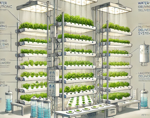 The Future of Agriculture: Indoor Vertical Hydroponic Farms